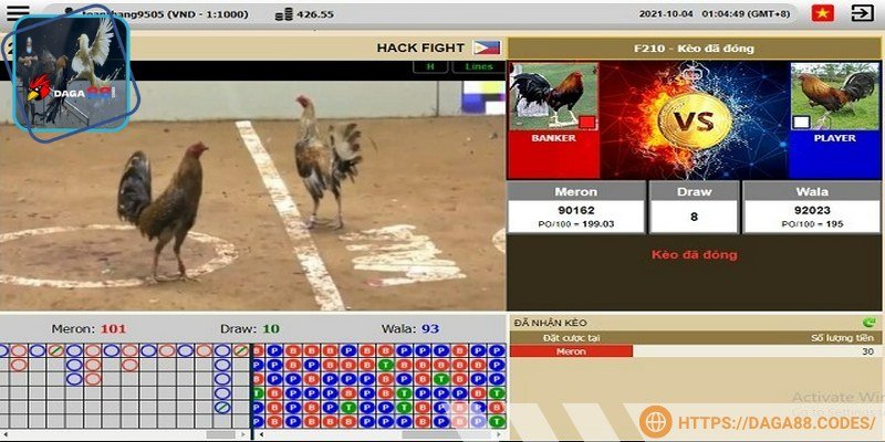 DAGA88 cung cấp nhiều hình thức cược đá gà hấp dẫn