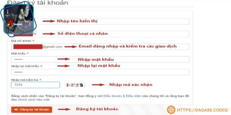 Cần cung cấp đầy đủ thông tin trang web yêu cầu